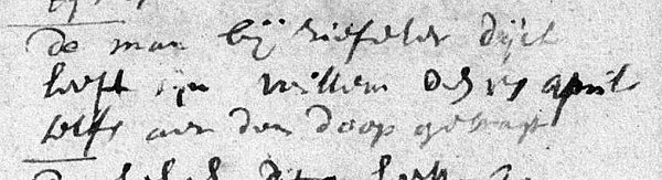 1684 doop op Riefeler Dijck